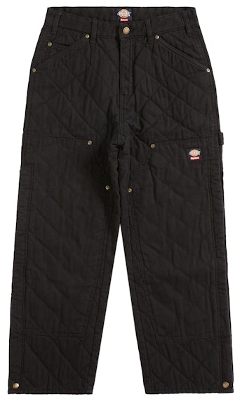 supreme-x-dickies-quilted-double-knee-painter-pant-black