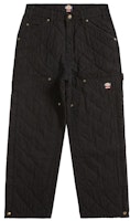 Supreme x Dickies Quilted Double Knee Painter Pant Black Supreme x Dickies Quilted Double Knee Painter Pant Black