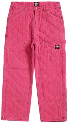 Supreme x Dickies Quilted Double Knee Painter Pant Pink Buy Supreme x Dickies Quilted Double Knee Painter Pant Pink