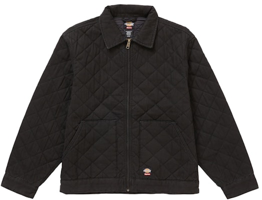 Supreme x Dickies Quilted Jaket Kerja Hitam Buy Supreme x Dickies Quilted Jaket Kerja Hitam