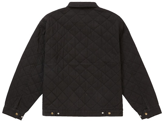 Supreme x Dickies Quilted Jaket Kerja Hitam Lookbook Supreme x Dickies Quilted Jaket Kerja Hitam