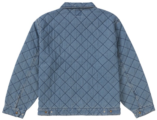 Supreme x Dickies Quilted Work Jacket Denim Lookbook Supreme x Dickies Quilted Work Jacket Denim