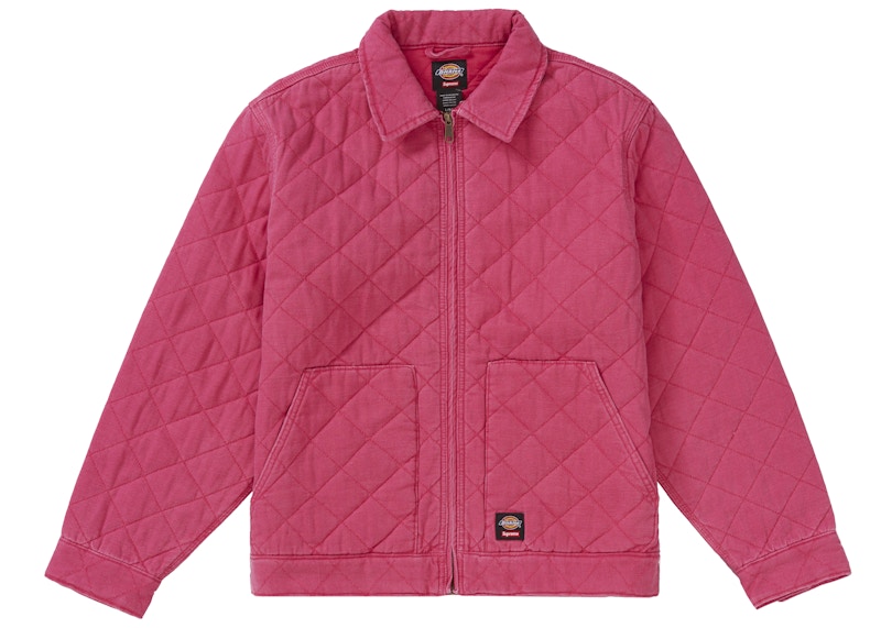 Supreme x Dickies Quilted Work Jacket Pink