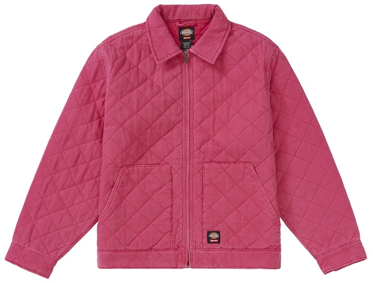 supreme-x-dickies-quilted-work-jacket-pink