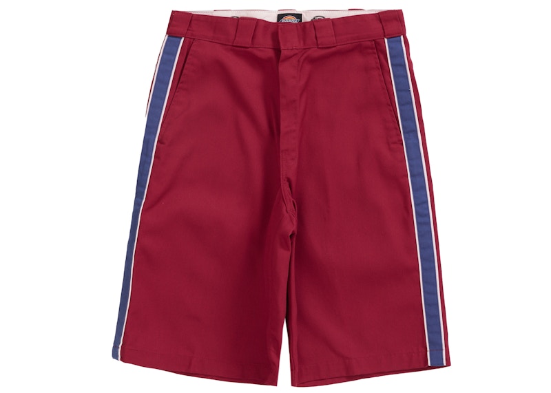 Supreme x Dickies Stripe 13” Loose Fit Work Short 'Maroon'