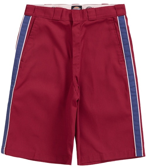 supreme-x-dickies-stripe-13-loose-fit-work-short-maroon