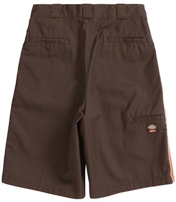 Supreme x Dickies Stripe 13” Loose Fit Work Short 'Brown' Order Supreme x Dickies Stripe 13” Loose Fit Work Short 'Brown'