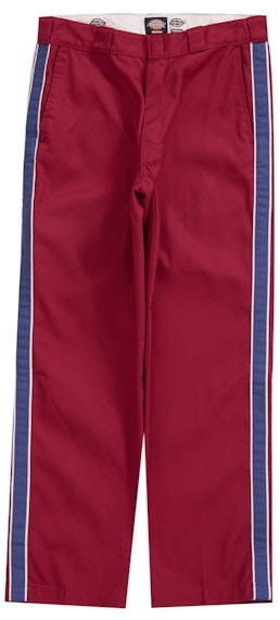 supreme-x-dickies-stripe-874-work-pant-maroon