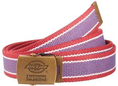 슈프림 x 디키즈 스트라이프 웹 벨트 '마룬'
Buy 슈프림 x 디키즈 스트라이프 웹 벨트 '마룬'