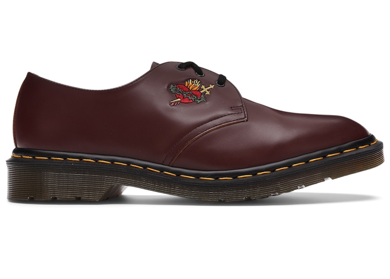 Buy Supreme x Dr. Martens 3-Eye 'Burgundy' Merah Marun 23450601