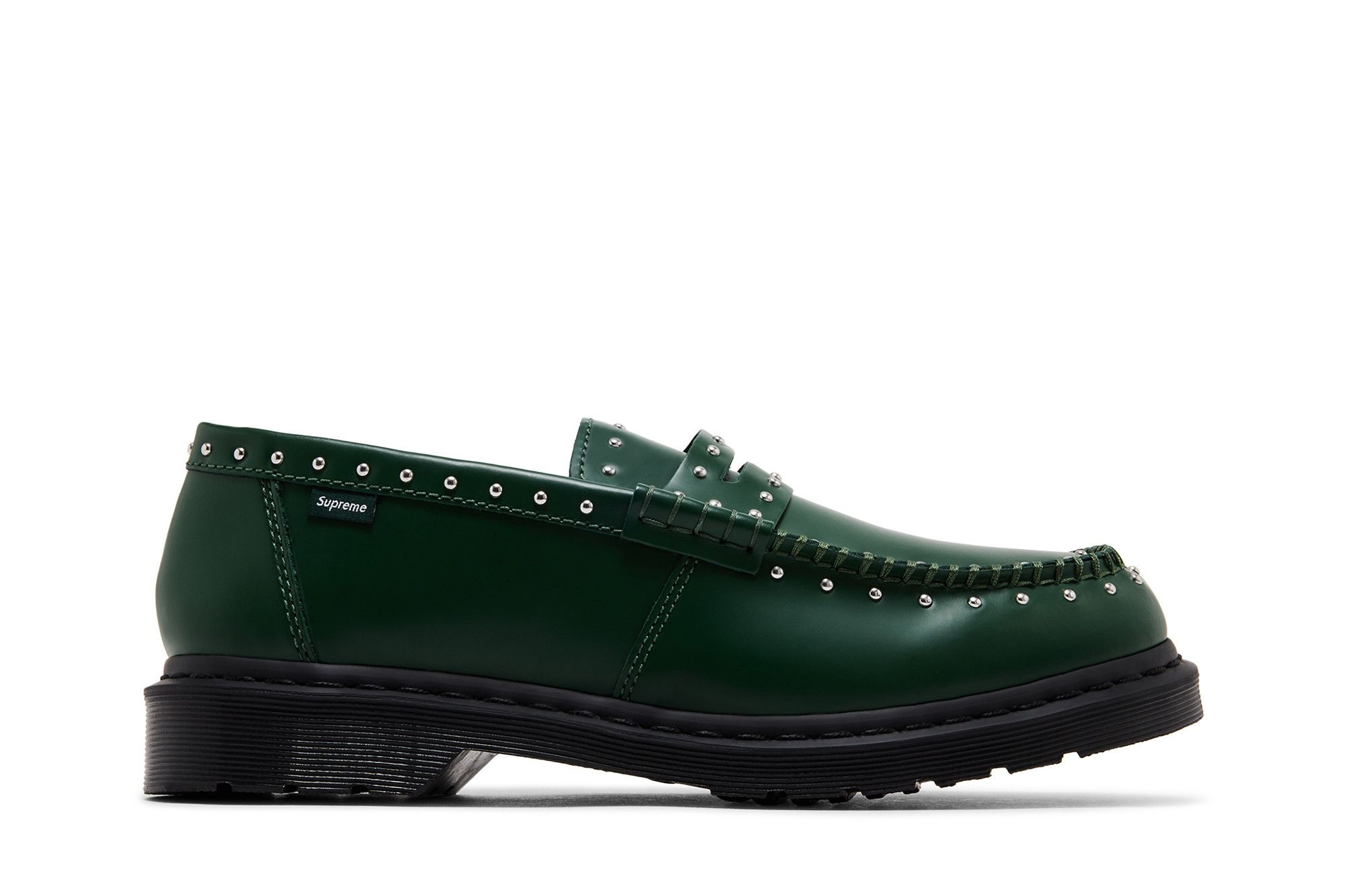 Supreme x Dr. Martens Penton Studded Loafer 'Dark Green' 41873300