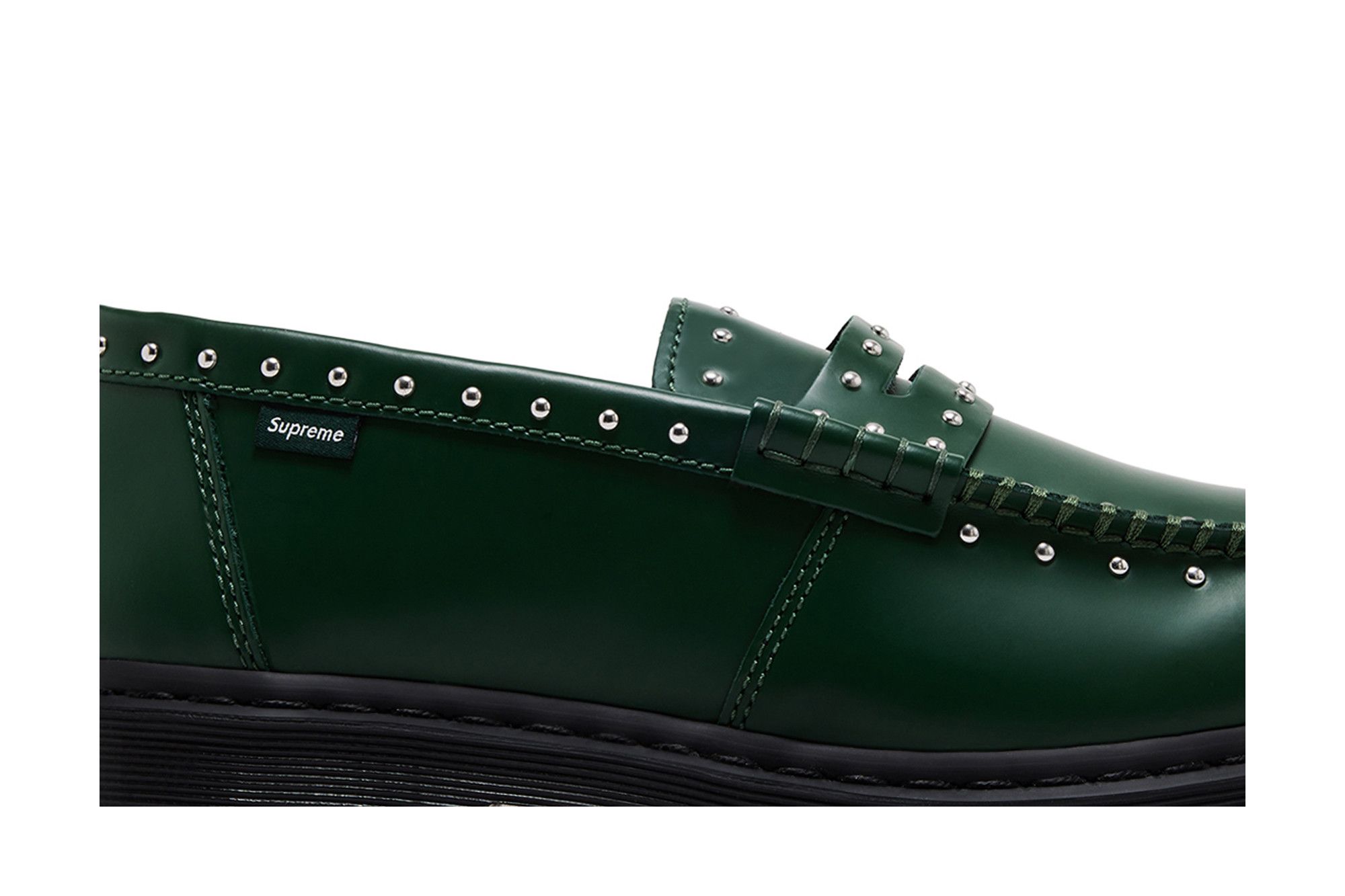 Order Supreme x Dr. Martens Penton 铆钉乐福鞋「深绿色」 41873300