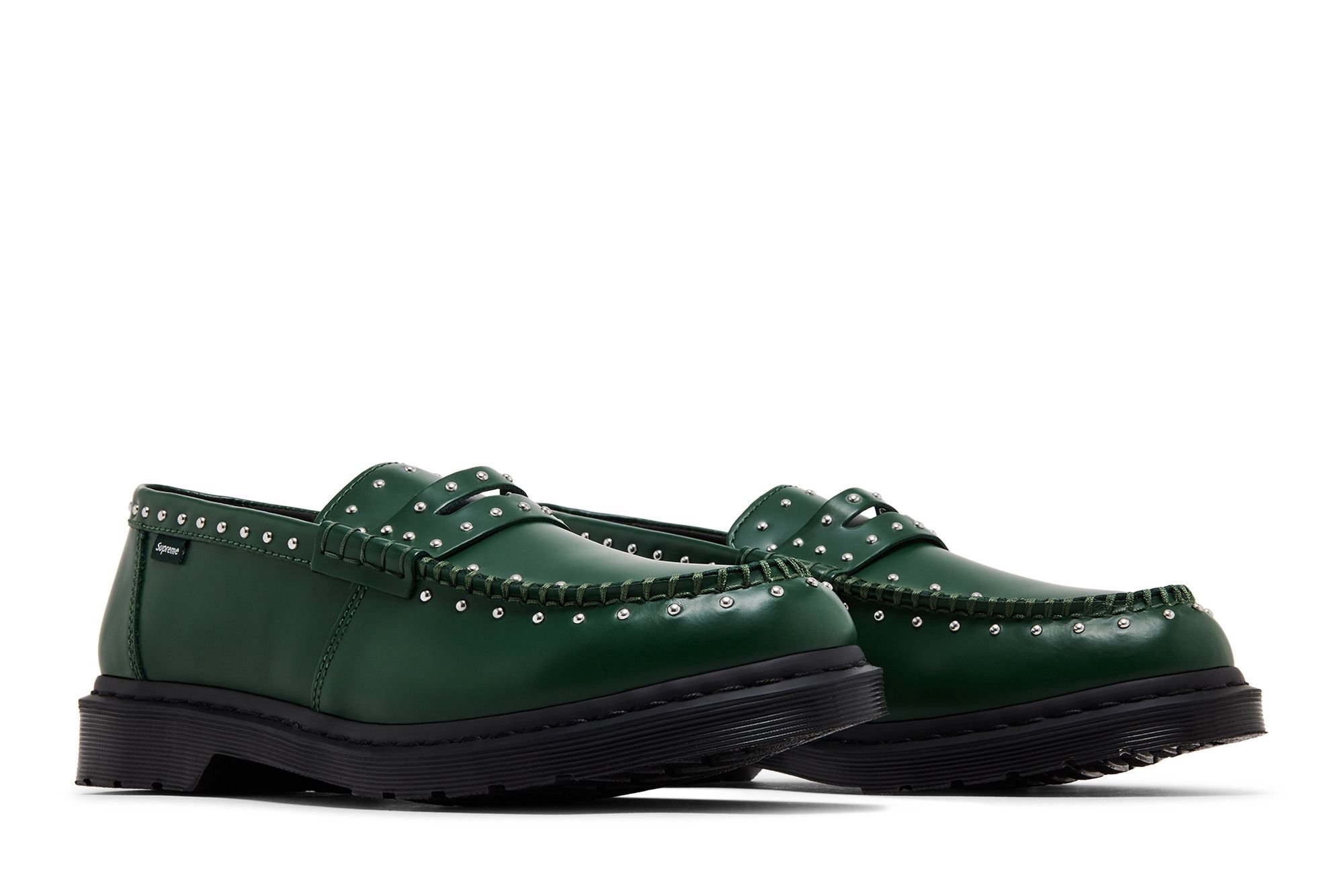 Cheap Supreme x Dr. Martens Penton 铆钉乐福鞋「深绿色」 41873300