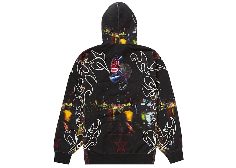 Supreme East Broadway Hooded Sweatshirt Night 圖 2