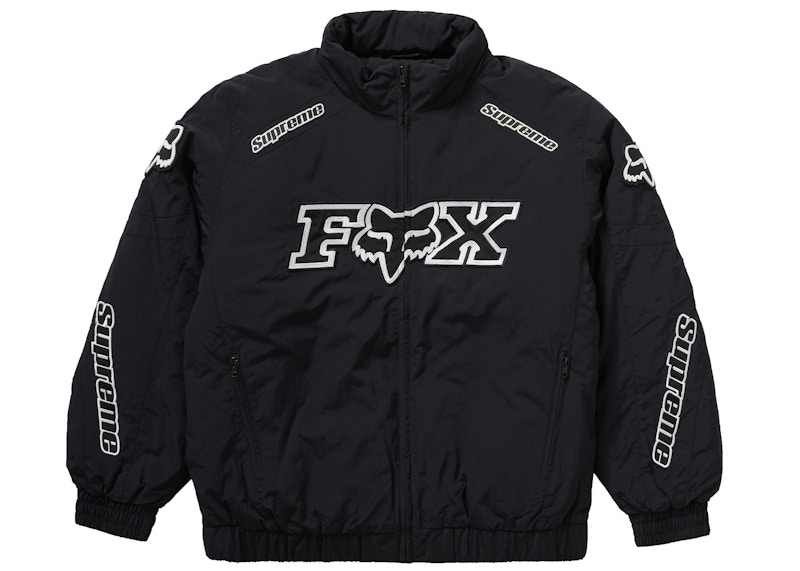 Buy Supreme x Fox Racing Jaket Hitam Tebal