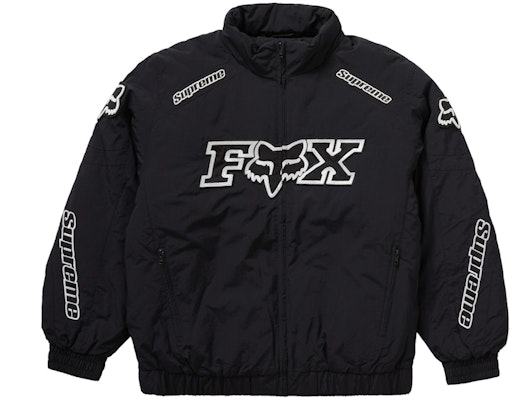 Supreme x Fox Racing Jaket Hitam Tebal Buy Supreme x Fox Racing Jaket Hitam Tebal