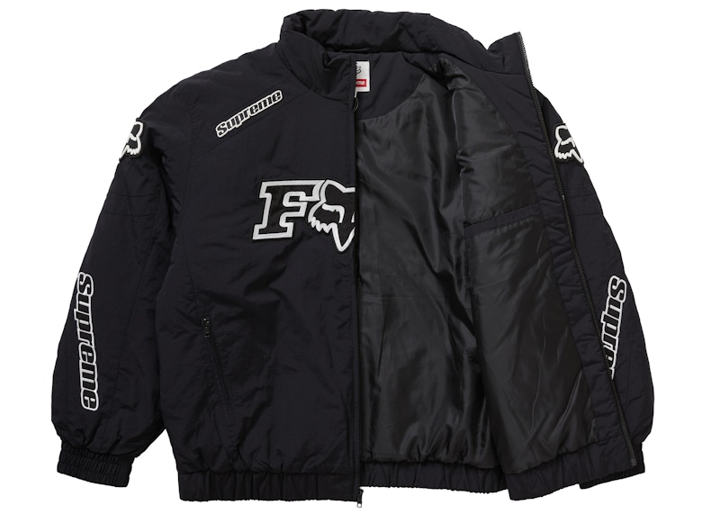 Buy Supreme x Fox Racing Puffy Jacket Black - Novelship