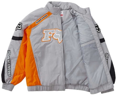Supreme x Fox Racing 灰色短款羽绒夹克 Order Supreme x Fox Racing 灰色短款羽绒夹克