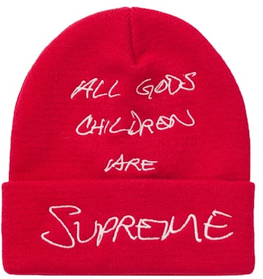 Supreme x God's Children Gorro 'Rojo' Buy Supreme x God's Children Gorro 'Rojo'