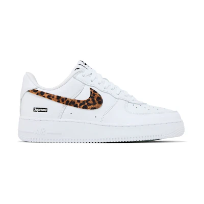 Supreme GOODENOUGH Nike Air Force 1 Low 'White Cheetah Print'