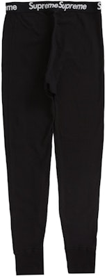 Supreme x Hanes Bones Thermal Pant (1 Pack) Black Order Supreme x Hanes Bones Thermal Pant (1 Pack) Black