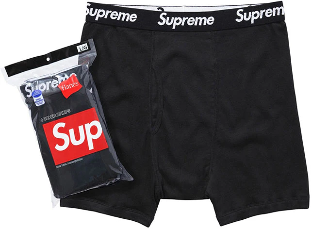 supreme-x-hanes-boxer-briefs-4-pack-black-underwear-collaboration-sup-fw-19-005