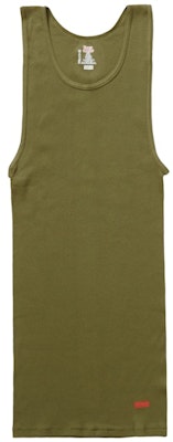 Supreme x Hanes Tagless Tank Top (3 Pack) Olive Lookbook Supreme x Hanes Tagless Tank Top (3 Pack) Olive