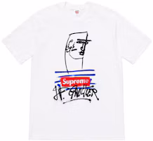 Supreme x Jean Paul Gaultier Tee White SS19 Graffiti Print Unisex Streetwear Tee. SUP-SS19-773 Supreme x Jean Paul Gaultier Tee White SS19 Graffiti Print Unisex Streetwear Tee. SUP-SS19-773