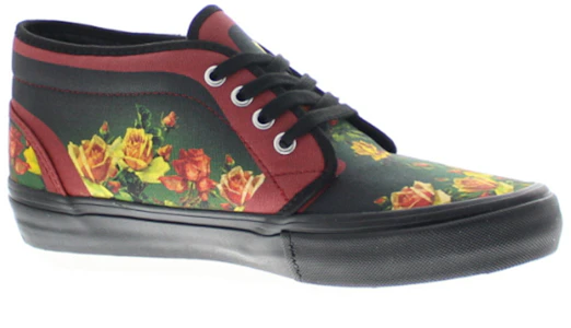 Lookbook Supreme x JPG x Vans チャッカ'95 バーガンディ花柄 VN0A49G2T5S