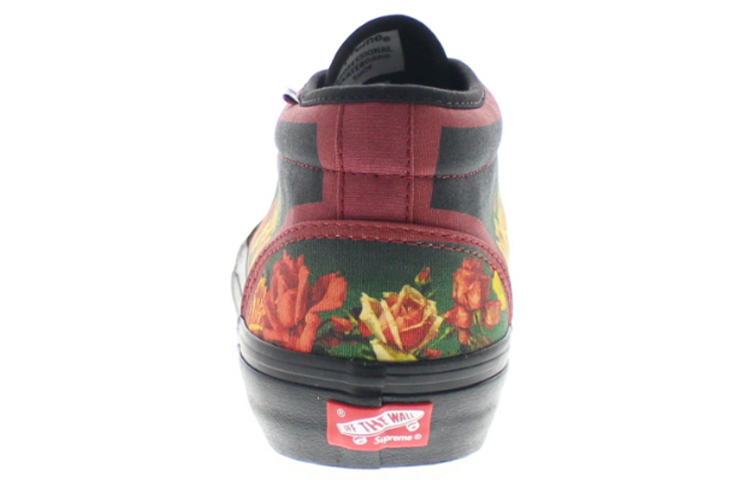 Lookbook Supreme x Jean Paul Gaultier x Vans Chukka 95 'Floral Burdeos' VN0A49G2T5S