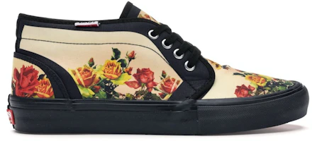 Supreme x Jean Paul Gaultier x Vans Floral Print Chukka Pro Black VN0A49G20 Supreme x Jean Paul Gaultier x Vans Floral Print Chukka Pro Black VN0A49G20