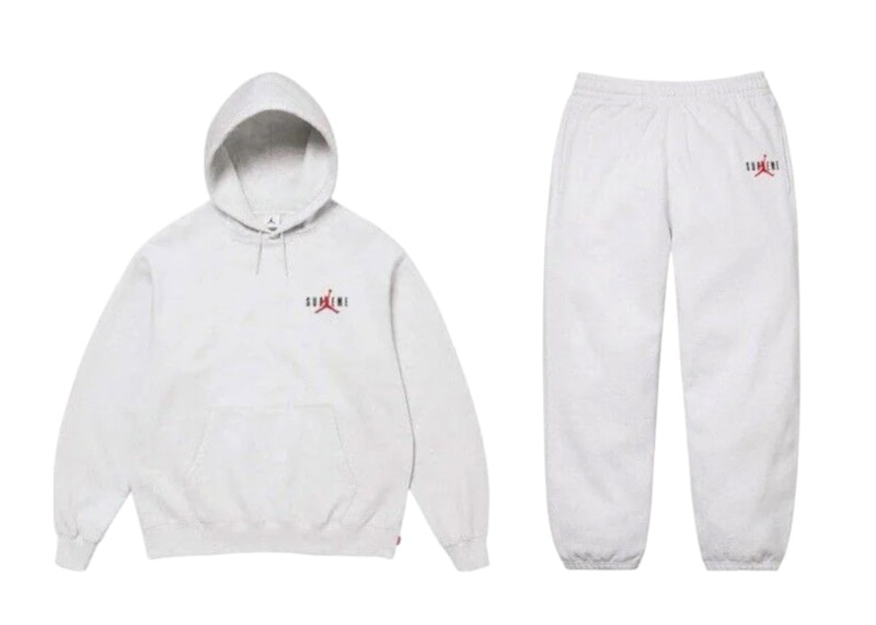 Supreme x Jordan Tracksuit (FW24) Ash Grey