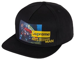Supreme x JUNYA WATANABE x CDG MAN Nature 5-Panel Hat Black Supreme x JUNYA WATANABE x CDG MAN Nature 5-Panel Hat Black