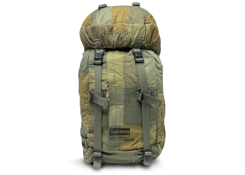 Supreme x JUNYA WATANABE x CDG MAN Patchwork Backpack Olive