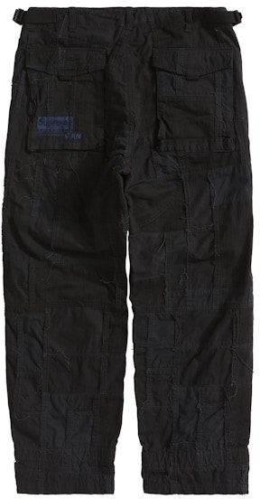 supreme-x-junya-watanabe-x-cdg-man-patchwork-cargo-pant-black