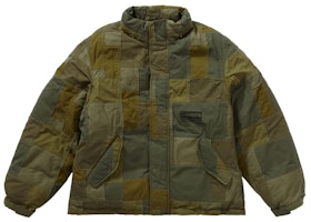 Supreme x JUNYA WATANABE x CDG MAN 拼接羽绒夹克 橄榄色 Shop Supreme x JUNYA WATANABE x CDG MAN 拼接羽绒夹克 橄榄色