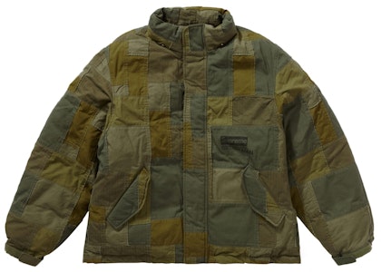 Supreme x JUNYA WATANABE x CDG MAN 拼接羽绒夹克 橄榄色 Shop Supreme x JUNYA WATANABE x CDG MAN 拼接羽绒夹克 橄榄色
