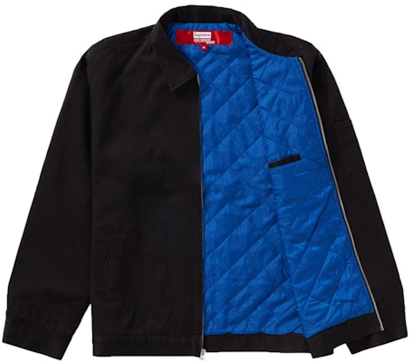 Chaqueta de Trabajo Negra Supreme x JUNYA WATANABE x CDG MAN Estampada Order Chaqueta de Trabajo Negra Supreme x JUNYA WATANABE x CDG MAN Estampada