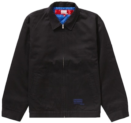 Chaqueta de Trabajo Negra Supreme x JUNYA WATANABE x CDG MAN Estampada Lookbook Chaqueta de Trabajo Negra Supreme x JUNYA WATANABE x CDG MAN Estampada
