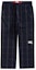 Order Supreme x JUNYA WATANABE x CDG MAN Printed Work Pant Navy Plaid