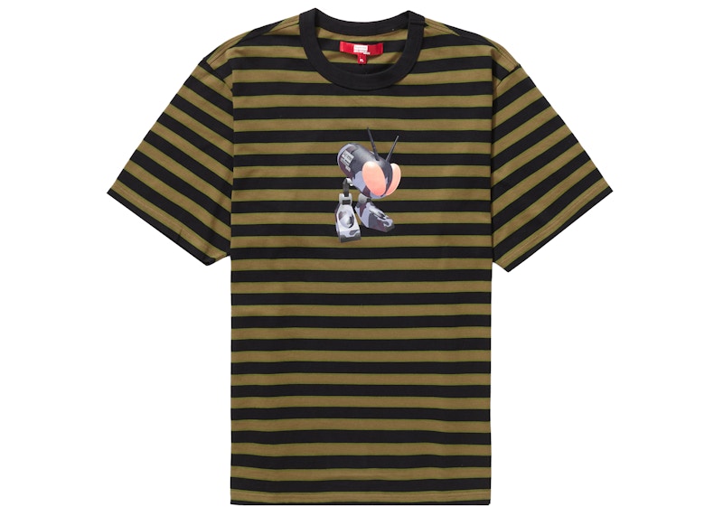 Supreme x JUNYA WATANABE x CDG MAN Stripe S/S Top Black