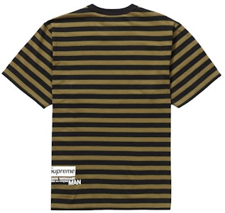 Supreme x JUNYA WATANABE x CDG MAN Kaos Garis Pendek Hitam Order Supreme x JUNYA WATANABE x CDG MAN Kaos Garis Pendek Hitam