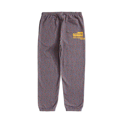 Supreme x JUNYA WATANABE x CDG MAN Sweatpant Black Flowers