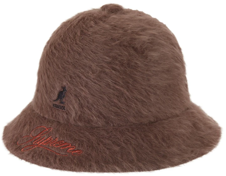 supreme-x-kangol-furgora-casual-brown