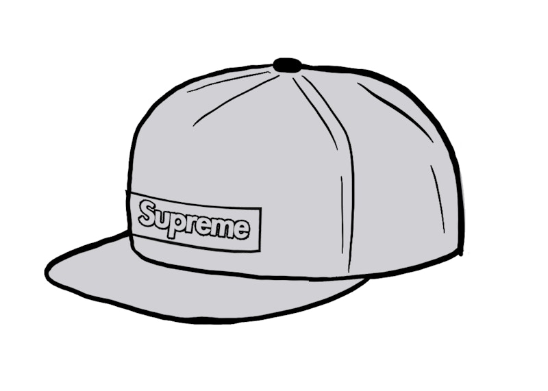 Supreme x KAWS Chalk Logo 5-Panel Grey