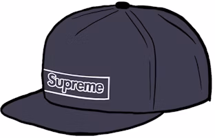 Supreme x KAWS Chalk Logo 5-Panel Navy Supreme x KAWS Chalk Logo 5-Panel Navy