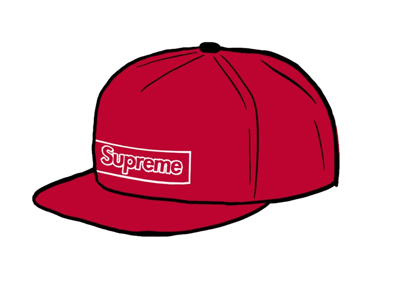 Supreme x KAWS Chalk Logo 5-Panel Red