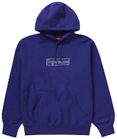 Supreme x KAWS Chalk Logo Hooded Sweatshirt Washed Navy Supreme x KAWS Chalk Logo Hooded Sweatshirt Washed Navy