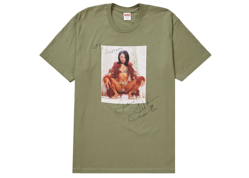 Supreme Lil Kim Tee 'Light Olive'