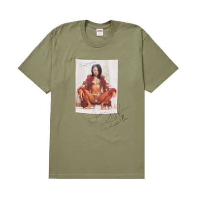 Supreme Lil Kim Tee 'Light Olive'